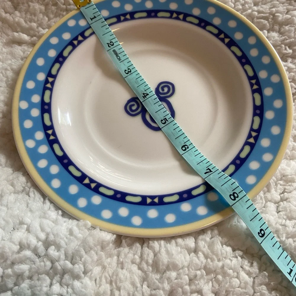 Disney Blue and White Ceramic plate - Picture 7 of 7